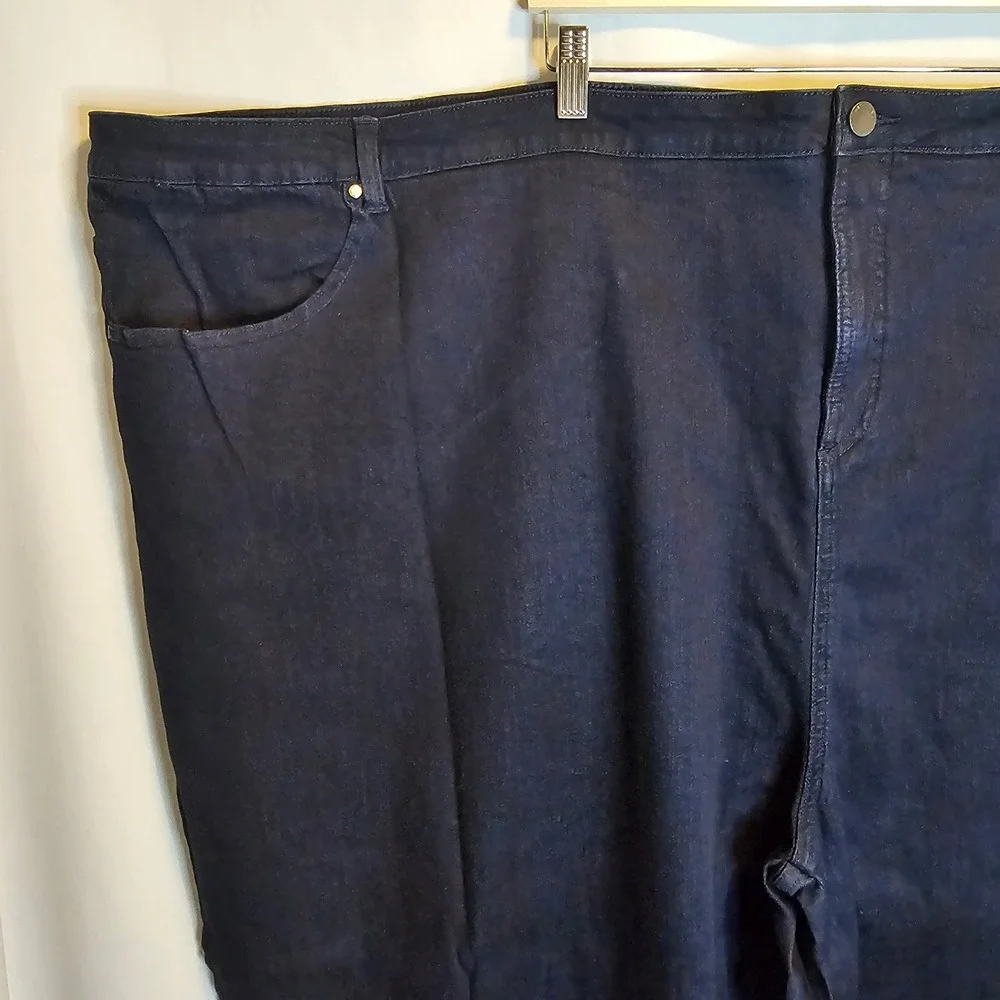 Universal Standard Flare Sava High Rise Dark Indigo Denim Jeans Womens Size 40 - Picture 3 of 7